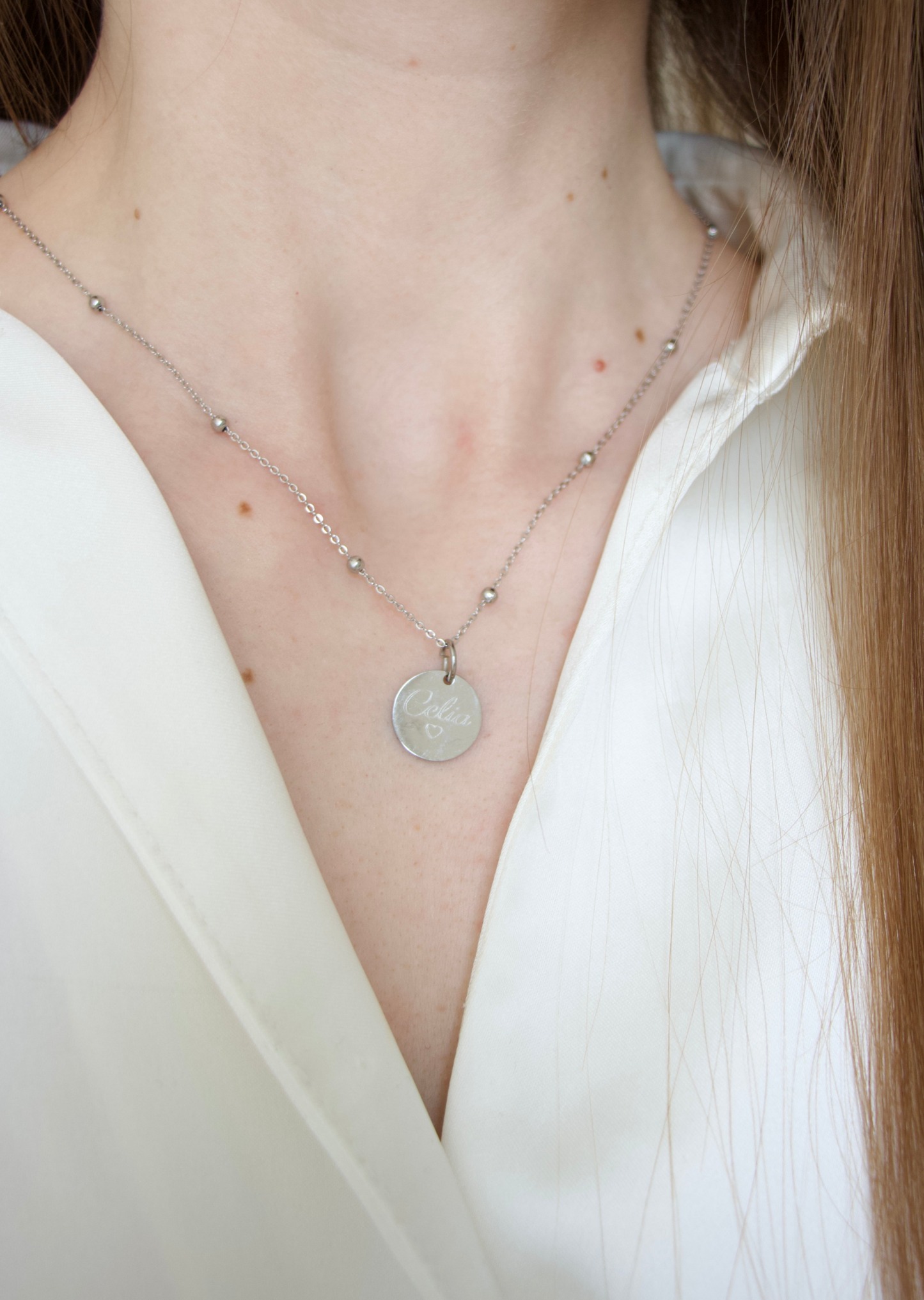 Collier gravure - Grâce