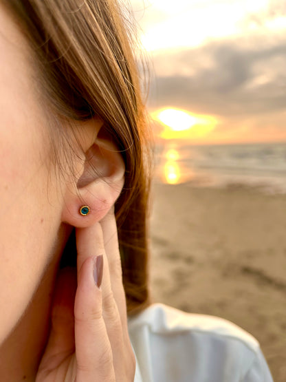 Boucles d'oreilles courtes Iris