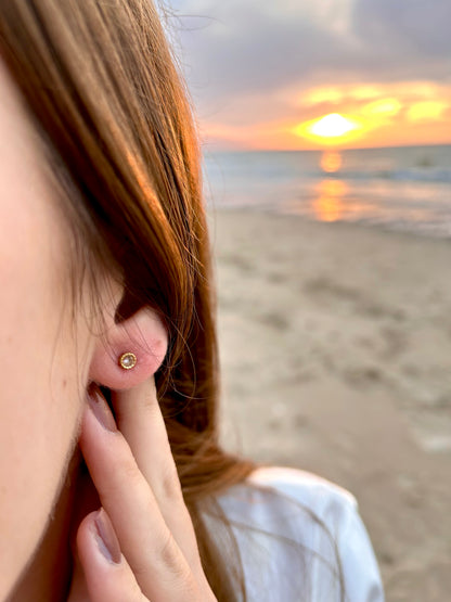 Boucles d'oreilles courtes Iris