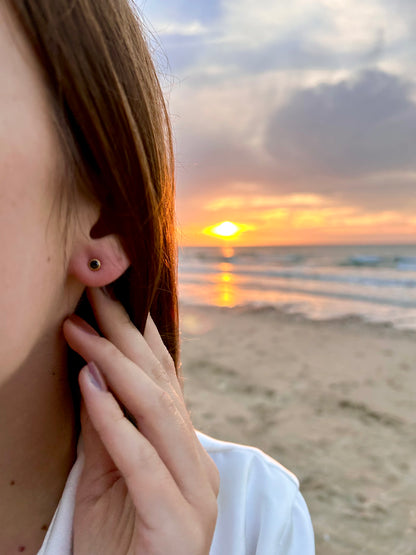 Boucles d'oreilles courtes Iris