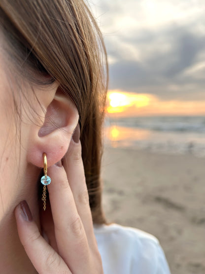 Boucles d'oreilles Iris