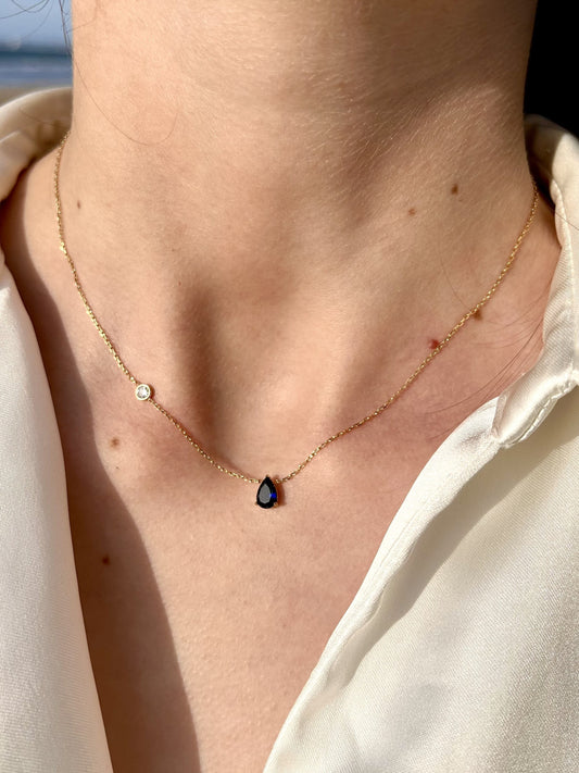 Collier Saphir