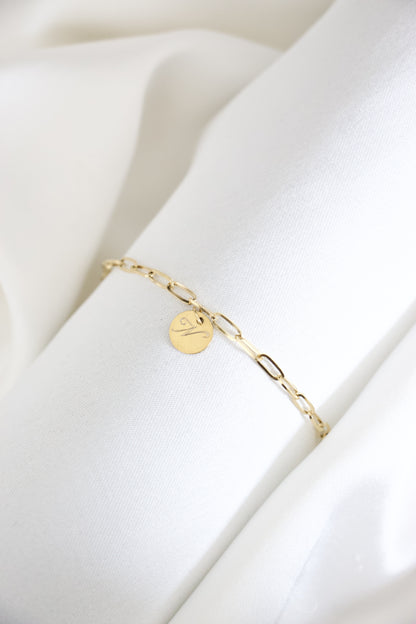 Bracelet gravure - Initiale