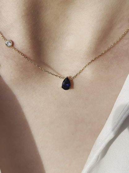 Collier Saphir