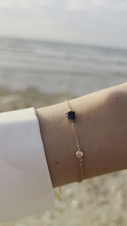 Bracelet Saphir